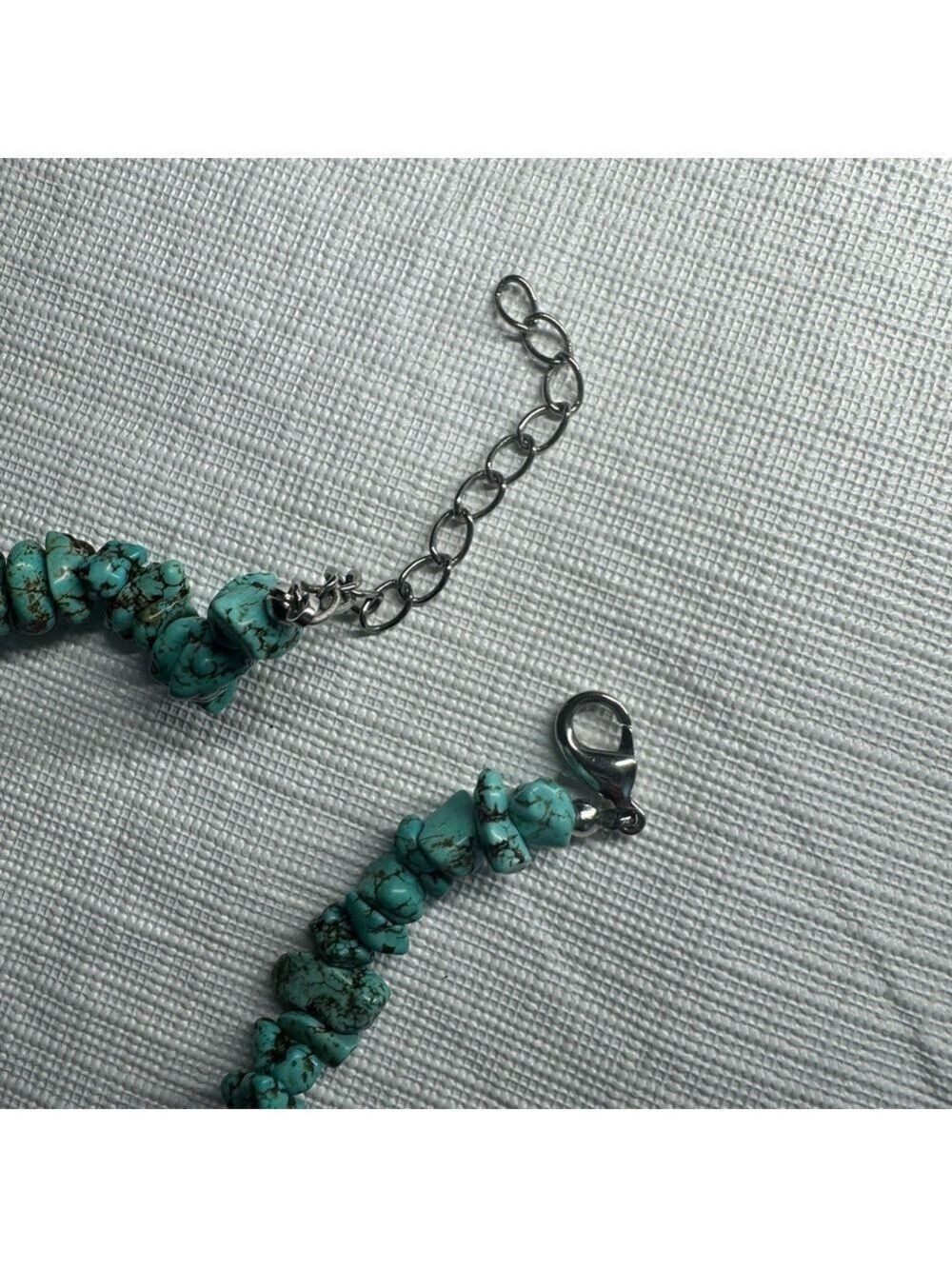 Turquoise Statement Necklace - Picture 5 of 7